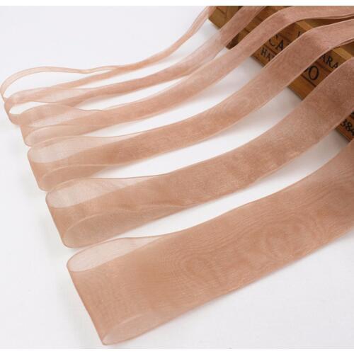 Hs030,(6,10,15,20,25,38mm) 10yard/lot Solid Muslin Ribbons Printed grosgrain Wedding Accessories DIY handmade materials Gift