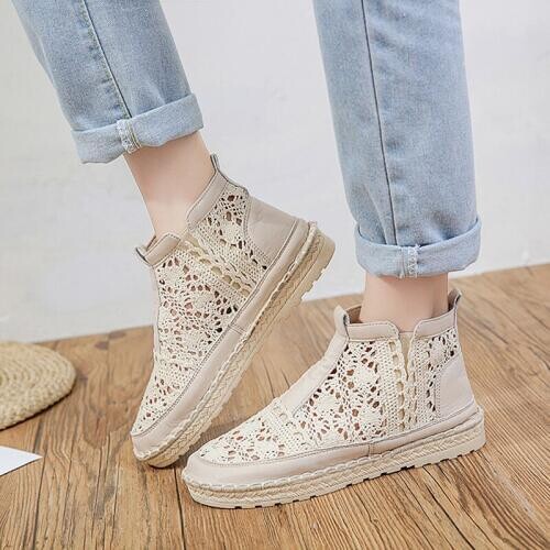 Mesh Summer Shoes Women Breathable Solid Color Non Slip Casual Shoes 2020 New Small Fresh Cute All-Match Lady Shoes