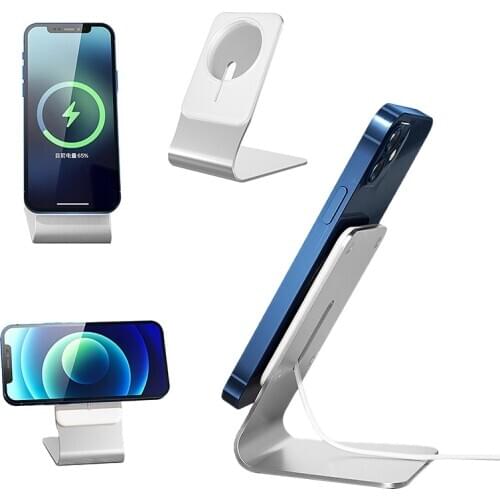 Foldable Wireless Magnetic Phone Charger Stand Holder For IPhone 12 Magnetic Desk Power Base Holder For Magnetic Stand Accessori