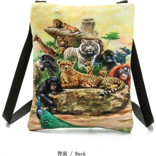 M535 Cute Women Bag Shoulder Bag Cartoon Printing Animal Woman Design Ladies Messenger Bags Gift Wholesale