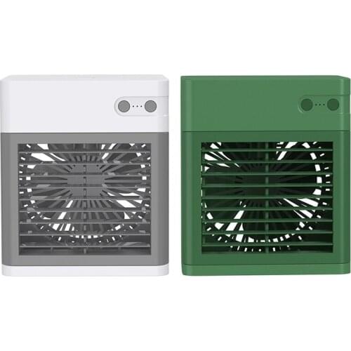 Mini Spray Fan Charging Air Conditioning Fan Desktop Air Cooler Small Mini Water Cooling Fan for Office Home