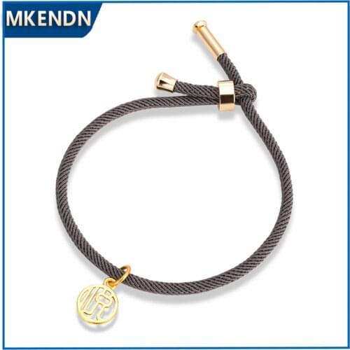 MKENDN Red Bracelets