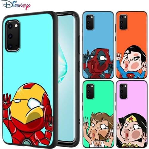 Marvel Cartoon Heros For Samsung Galaxy A01 A11 A12 A21 A21S A31 A41 A42 A51 A71 A32 A52 A72 A02S Soft Phone Case