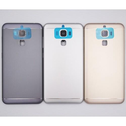 BaanSam New Battery Back Cover For ASUS Zenfone 3 max ZC553KL 5.5 Inch Housing Case With Power Volume Buttons