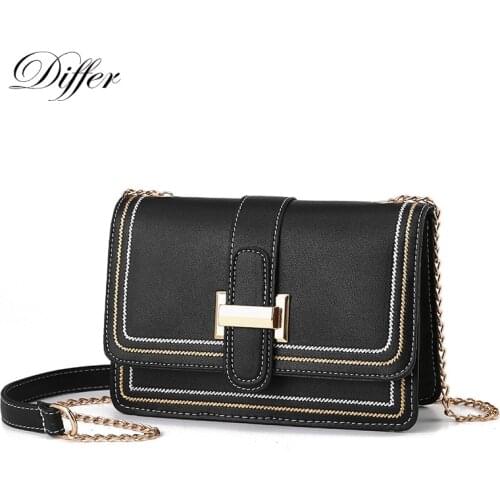 2021 New Fashion Chain Clutch Bag Small Flap Shoulder Bag for Women Versatile Female Crossbody Bag High Quality Shopping Handbag