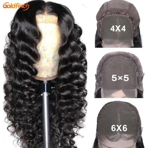 4x4 5x5 6x6 Lace Closure Wig Raw Indian Hair Wigs Top Loose Deep Wave Wig Hd Lace Wig Human Hair PrePlucked Bleached Knots Wigs
