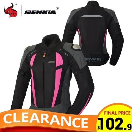 CLEARANCE Benkia Motorcycle Jacket Body Armor Protective Gear Summer Motocross Riding Jacket Breathable W68