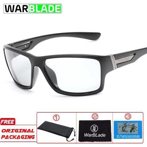 Cycling Driving Mens Photochromic Polarized Sunglasses Vintage Eyewear for Men Women Coating Points UV400 Male Sun Glasses 1821