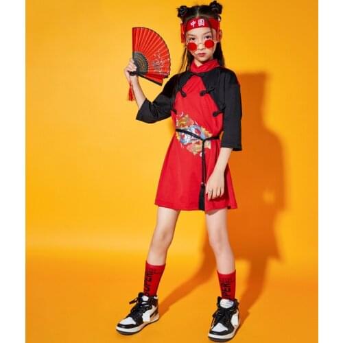 Hip-Hop Steet Dance Clothes Chinese Style Girl Sets Concert Outfits Dancer Outfit Stage Costume Rave Festival Clothing DL8341