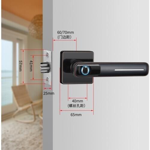 Smart Door Lock Fingerprint Security Door Lock Smart Lock Door Fingerprint Usb Charging Electronic Lock
