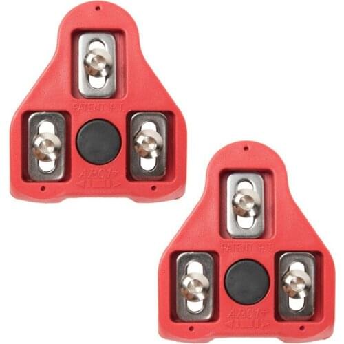 Bicycle Self-Locking Pedal Cleats Ultralight Shockproof Red Color MTB Road Bike Pedals Cleats Cycling Accessories