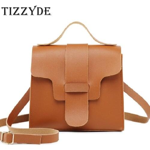 Bag Female 2019 New Fashion PU Leather Small Square Bag Women Messenger Bag Handbag Shoulder Bag Designer A Main PSP017