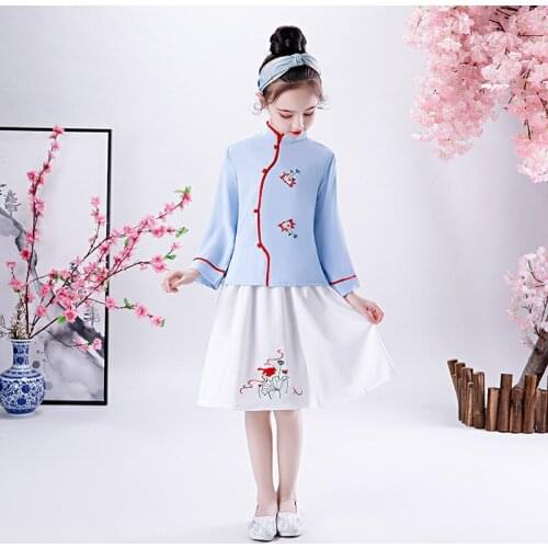 Girl Hanfu Opera Ancient Style Cosplay Tang Dynasty Folk Dress Dance Costume Traditional Chinese Uniforms Festival Outfits