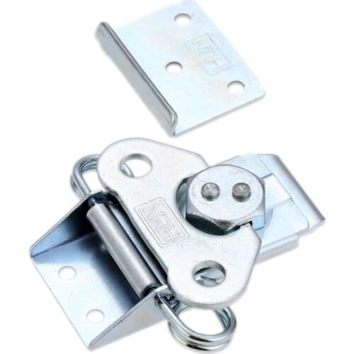 1pc Stainless Steel Toggle Toggle Locking Latch Catch Clamp Wooden Box Toolbox Trunk Buckle Rotary Lock For Flight 113mm