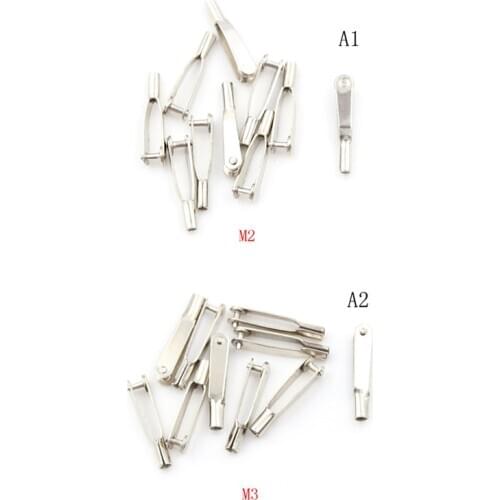 10Pcs Durable High Quality Material M2/M3 Metal Clevis Chuck/Rod Clamp For RC Airplane/Car/Boat