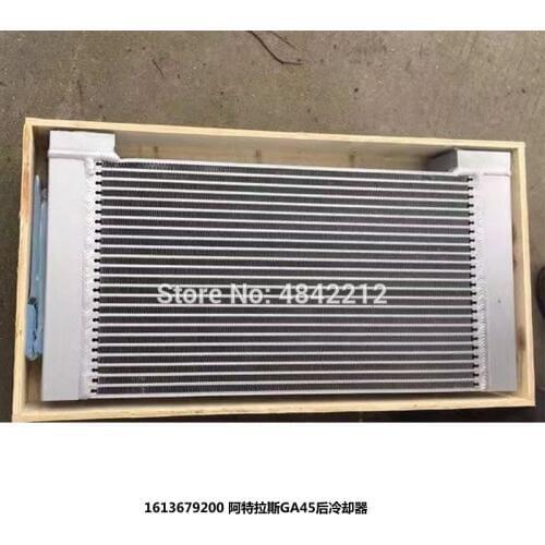 Free shipping 1613679200(1613 6792 00) aluminum plate-fin air cooler oil cooler for GA45 Atlas Copco screw air compressor