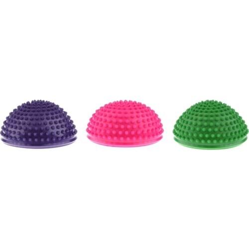3 Pieces Yoga Half Ball Balance Trainer (Hedgehog Styled) Massage Feet / Improve Balance
