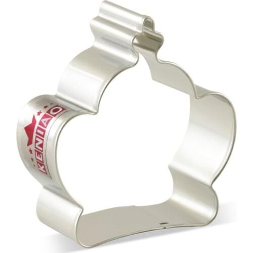 KENIAO King Crown Cookie Cutter For kids Birthday Party Biscuit / Fondant / Pastry / Bread Cutter -5.7 x 6.7cm -Stainless Steel