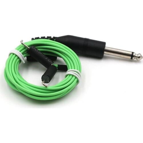 RCA Flexible and Heavy Duty Silicone Tattoo Clip Cord Coil Rotary Machine Tool Kit Angled Straight Tube Power Supply Wire