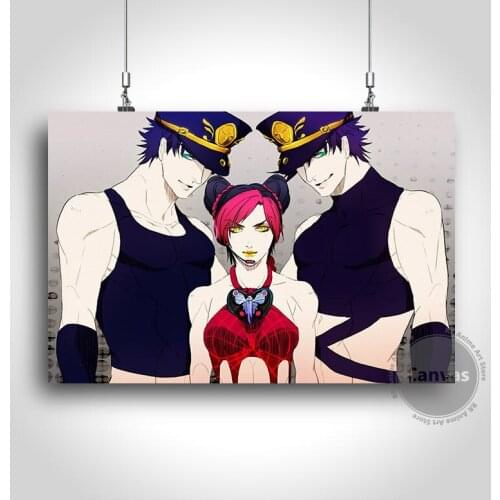 Canvas Anime JoJos Bizarre Adventure Pictures Home Decoration Paintings Poster HD Prints Wall Art Modular Living Room