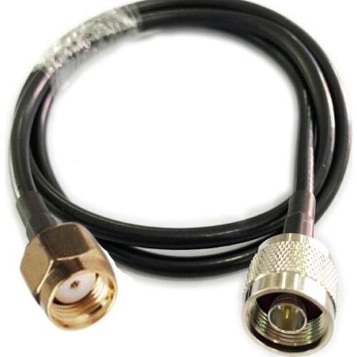 LMR240 Cable RP-SMA male to N male Connector RF coaxial Low Loss Coax cable 1m 2m 3m 5m 10m