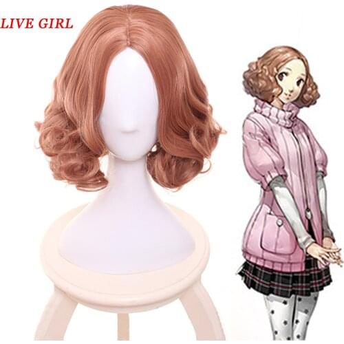 LIVA GIRL NEW High quality Haru Okumura Cosplay Wig persona5 Costume Play Wigs Halloween Costumes Hair 1079