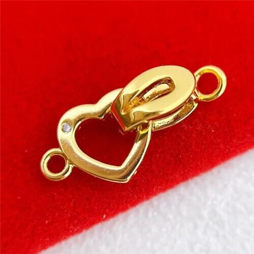 Fashion Beads Pearls Bracelets Metal Clasps Accessories Findings Women Jewelry Making DIY Golden/Silvery Connector Clasps