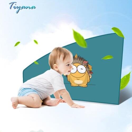 Cartoon Children Car Sunshade Curtain Sunscreen Sticker Heat Insulation Sun Block Magnet Net Car Side Shutters Shading Plate 55