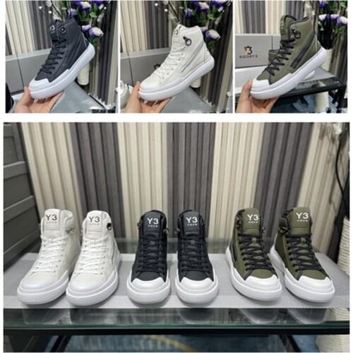 New Autumn European station Y3FODSW mens shoes leather lovers high top casual shoes KGDB Y3 fashion womens shoes
