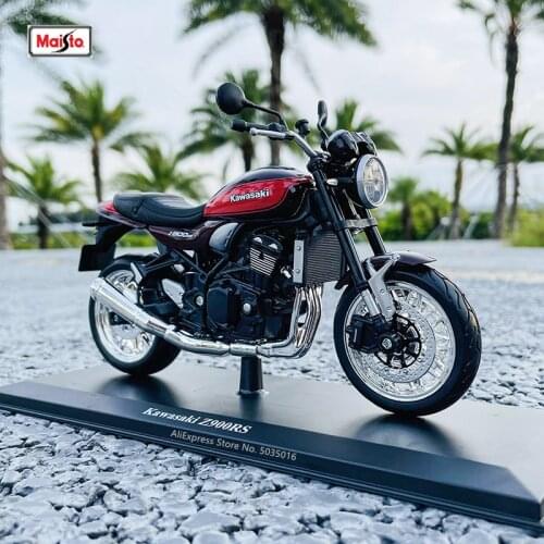 Maisto 1:12 Kawasaki Z 900 RS alloy off-road motorcycle genuine authorized die-casting model toy car collection gift