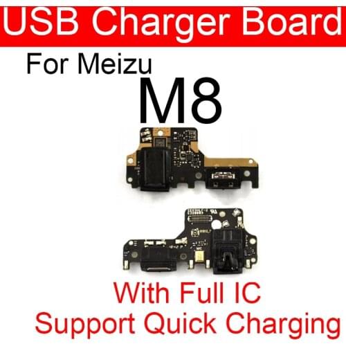 USB Charging Jack Port Board Flex Cable For Meizu M8 USB Charger Dock Connector Board Replacement Repair Parts