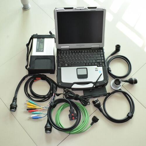 Sdconnect c5 mb star diagnosis with software 2020.12 hdd 320gb with computer cf30 ram4g laptop best quality ready to use