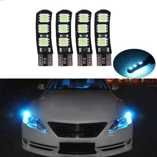 For Mercedes Benz W204 C300 C350 LED Light T10-6SMD DC12V 8000K Ice Blue LED No Error