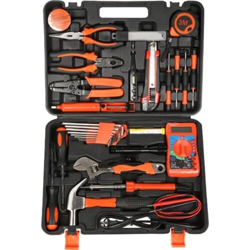 35pcs Hand Tool Vaper Electronic Repair Tool Set Multi-function Household Tools Kit Multimeter Screwdriver Hammer Wrench Pliers
