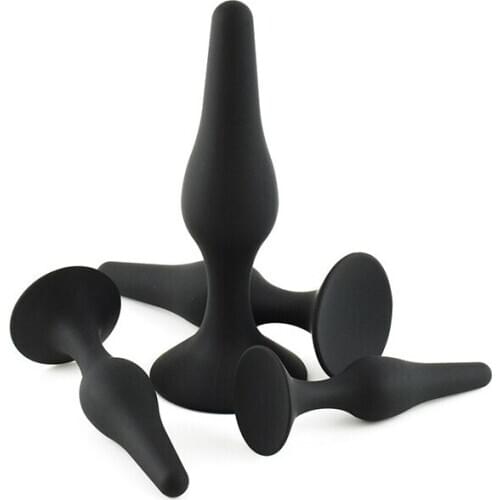 4Pcs/Set Silicone Anal Plug Butt Plug Sex Toys For Women Prostate Massager Anal Dilator Male Masturbator G-spot Massage Sex Shop