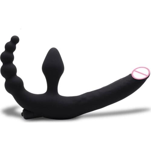 3 in 1 Anal Vibrator Sex Toys for Woman Realistic Dildo Vibrator Bullet Stroker Anal Beads Plug Female Masturbation Erotic Toys