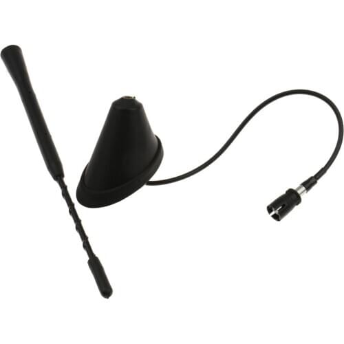 Car Antenna, Universal Car Auto Roof Mast Stereo Radio FM AM Amplified Booster Antenna(9 inch)