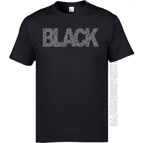 Free Shipping High Quality Brand Tops T Shirts Cotton Fabric Fitness Tshirts Black Typography Font Simple T-Shirts For Men