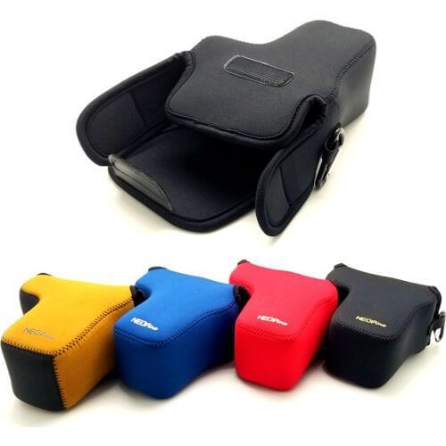 Portable Camera bag case cover for Sony A6600 A6400 A6500 A6300 A6000 A6100 with 18-135 16-70 28-70mm Neoprene pouch Ultra Light