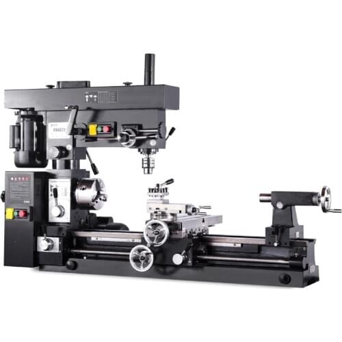 CT750 Multifunctional Lathe Drilling And Milling Machine Turning, Drilling And Milling Three-in-one Machine Tool Bench Lathe