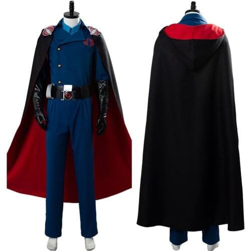 G.I. Joe:The Rise of Cobra Cobra Commander Cosplay Costume Women Men Halloween Carnival Costume
