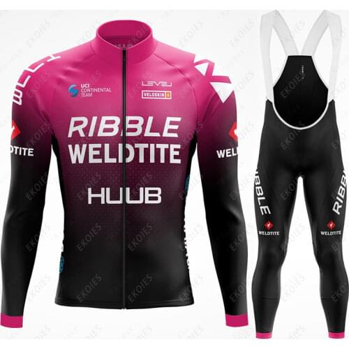 HUUB 2021 Mens Summer Long Sleeves Cycling Jerseys Suit Breathable MTB Racing Bike Uniform Spring Ropa Ciclismo Bicycle Jacket