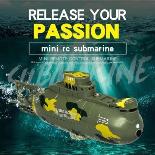 6CH Infrared Mini RC Submarine Rechargeable Diving Ship Education Toy Kids Gift