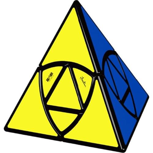 Qiyi Pyramid Mastermorphix Magic Cube 3x3 Twisty Learning&Educational Puzzle Cubo Magico Toys