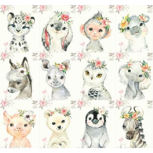 AZQSD Pictures By Numbers Cartoon Animal Home Decoration Oil Painting By Numbers Pig HandPainted Coloring Draw Craft DIY Gift