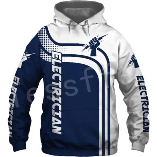 Tessffel Newest Worker Tool Electrician ironworker Tracksuit Funny NewFashion Pullover 3DPrint Zip/Hoodies/Sweatshirts/Jacket 13