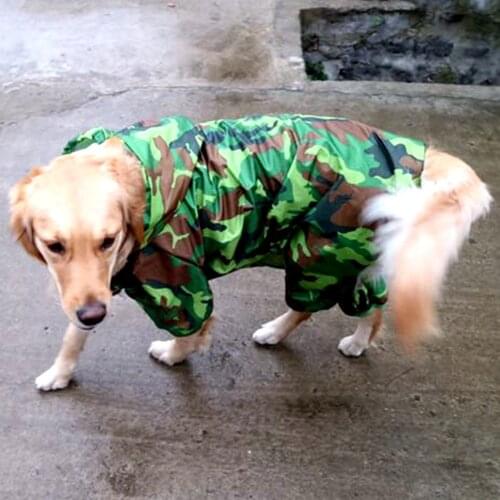Golden Retriever Clothes Big Dog Raincoat Large Dog Clothing Waterproof Coat jacket Samoyed Husky Labrador Dog Rainwear Outfit