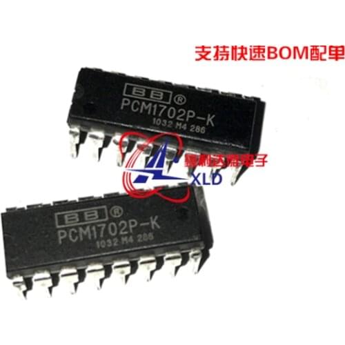 PCM1702 PCM1702K PCM1702PK PCM1702P PCM1702L DIP-16 dip16 BiCMOS Advanced Sign Magnitude 20-Bit DIGITAL-TO-ANALOG CONVERTER 1pcs