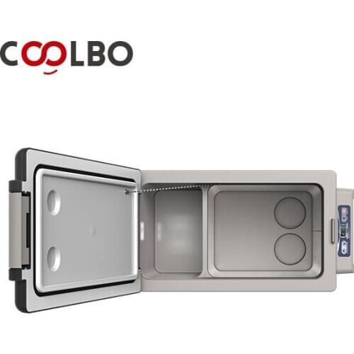 Portable 52l DC 12/24v compressor car fridge refrigerator for camping off road