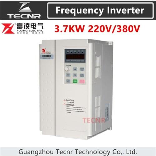 FULING 3.7KW 220V 380V frequency converter inverter for 3KW 3.5KW cnc spindle motor